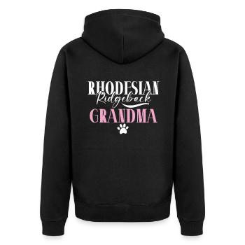 Cadeaux Rhodesian Ridgeback - Veste à capuche bio Premium Unisexe - noir - Dos - Nico (187cm)