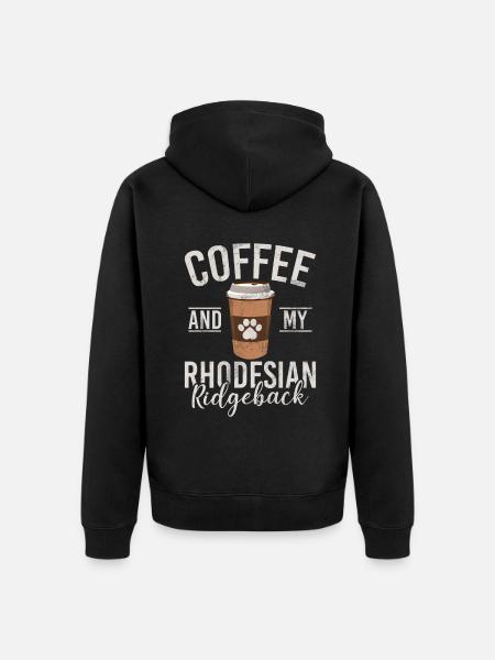 Rhodesian Ridgeback Gifts - Unisex Premium Organic Zip Hoodie - black