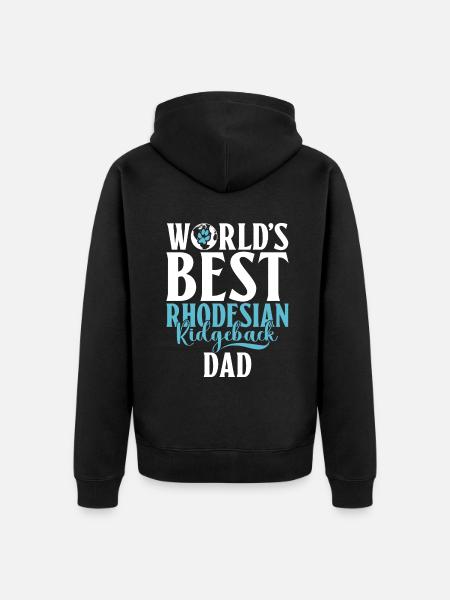 Cadeaux Rhodesian Ridgeback - Veste à capuche bio Premium Unisexe - noir