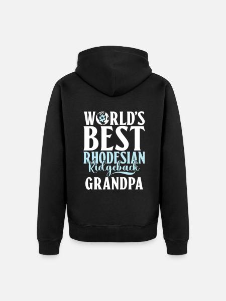 Cadeaux Rhodesian Ridgeback - Veste à capuche bio Premium Unisexe - noir