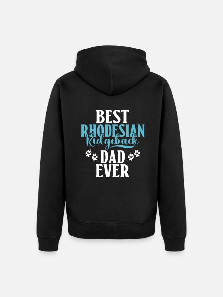 Rhodesian Ridgeback Gifts - Unisex Premium Organic Zip Hoodie - black