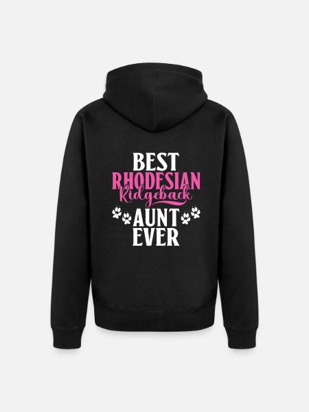 Rhodesian Ridgeback Gifts - Unisex Premium Organic Zip Hoodie - black