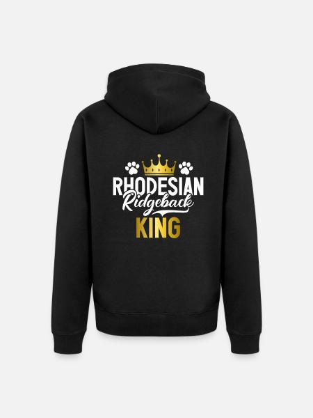 Cadeaux Rhodesian Ridgeback - Veste à capuche bio Premium Unisexe - noir