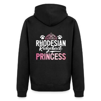 Cadeaux Rhodesian Ridgeback - Veste à capuche bio Premium Unisexe - noir - Dos - Nico (187cm)