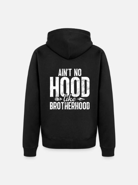 Brother Gifts - Unisex Premium Organic Zip Hoodie - black