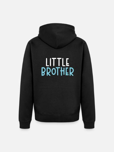 Cadeaux Petit Frère - Veste à capuche bio Premium Unisexe - noir