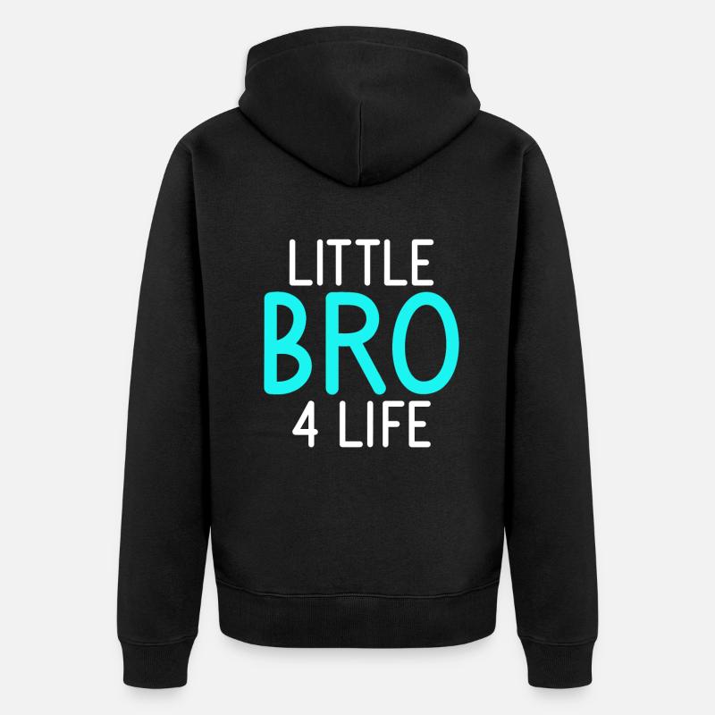 Cadeaux Petit Frère - Veste à capuche bio Premium Unisexe - noir