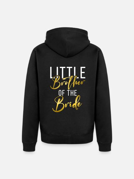 Cadeaux Petit Frère - Veste à capuche bio Premium Unisexe - noir