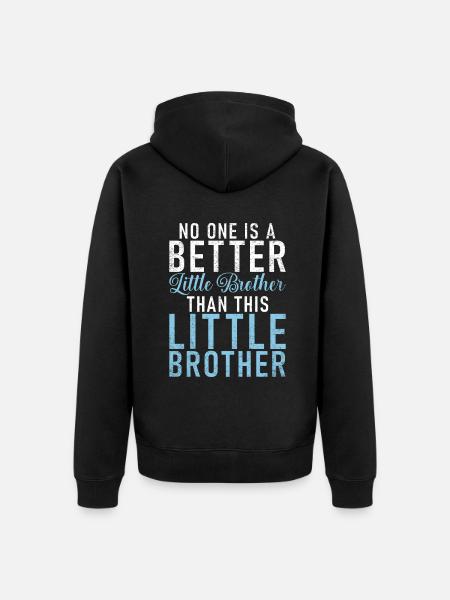 Cadeaux Petit Frère - Veste à capuche bio Premium Unisexe - noir