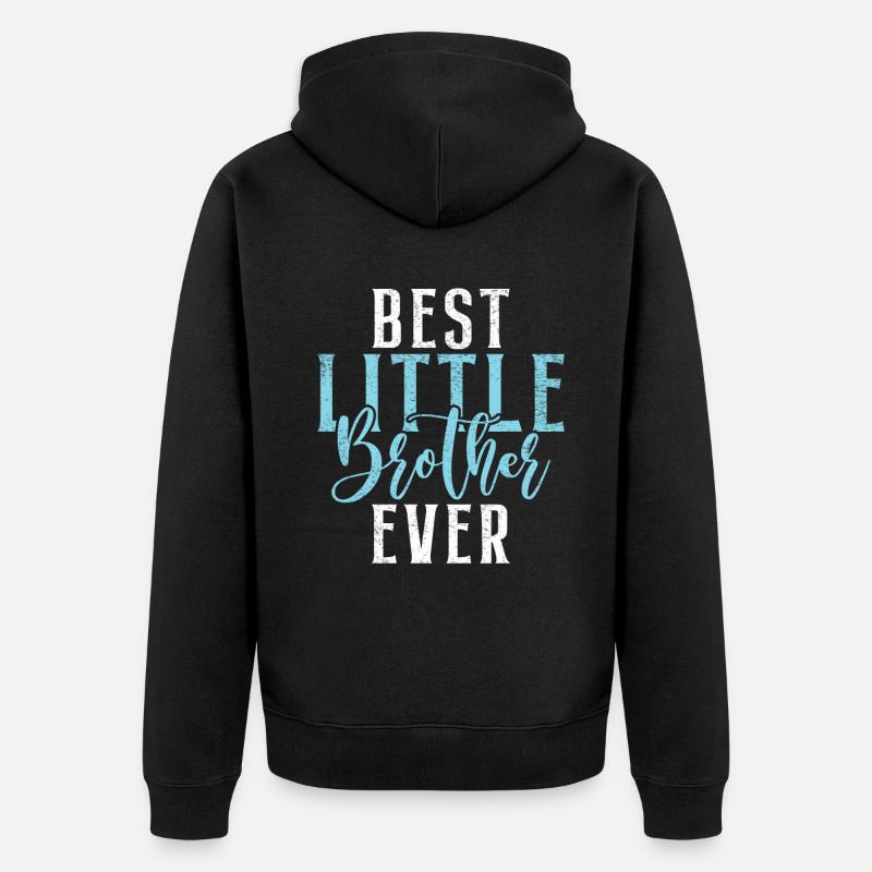 Cadeaux Petit Frère - Veste à capuche bio Premium Unisexe - noir