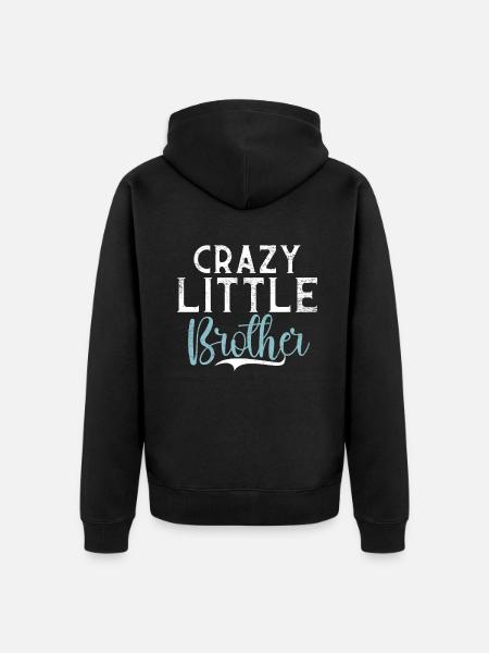 Cadeaux Petit Frère - Veste à capuche bio Premium Unisexe - noir
