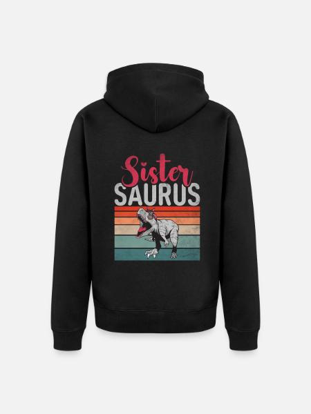 Sister Gifts - Unisex Premium Organic Zip Hoodie - black