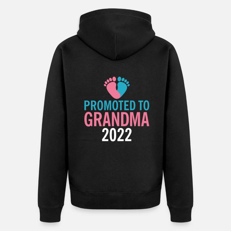 Cadeaux grand-mère - Veste à capuche bio Premium Unisexe - noir