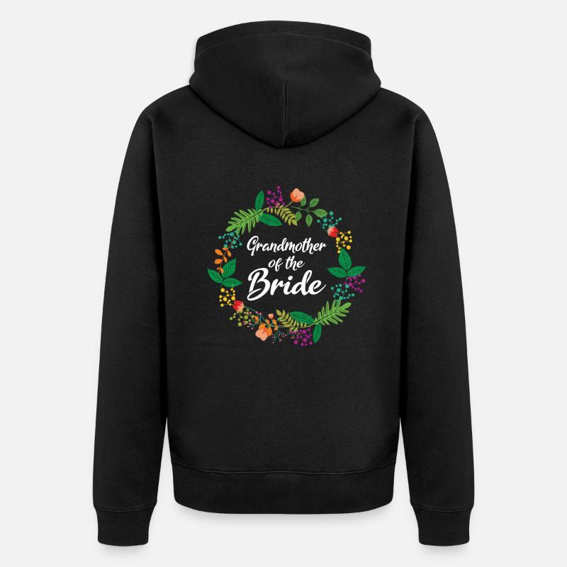 Cadeaux grand-mère - Veste à capuche bio Premium Unisexe - noir