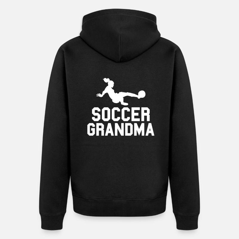 Cadeaux grand-mère - Veste à capuche bio Premium Unisexe - noir