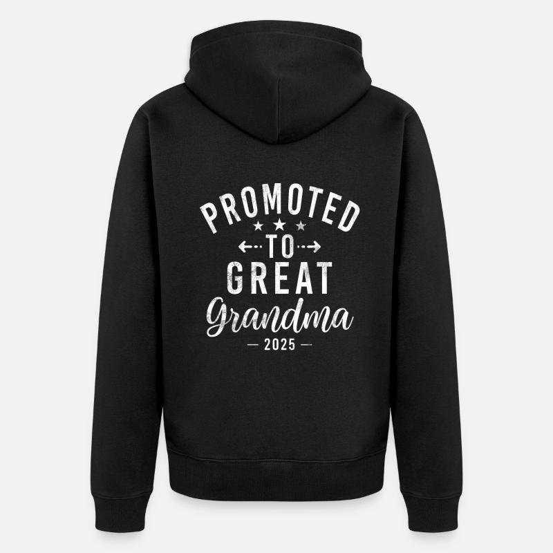 Cadeaux arrière-grand-mère - Veste à capuche bio Premium Unisexe - noir