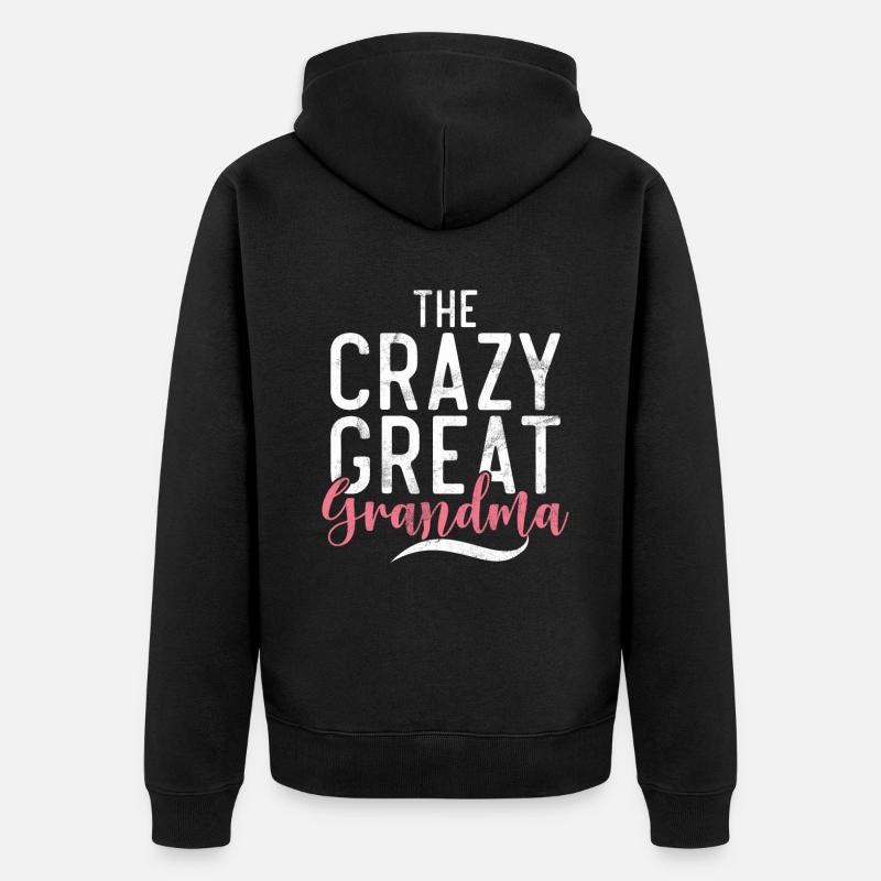 Cadeaux arrière-grand-mère - Veste à capuche bio Premium Unisexe - noir