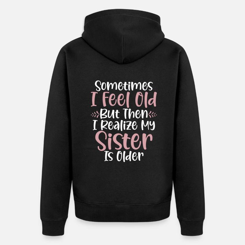 Cadeau enfant le plus jeune - Veste à capuche bio Premium Unisexe - noir
