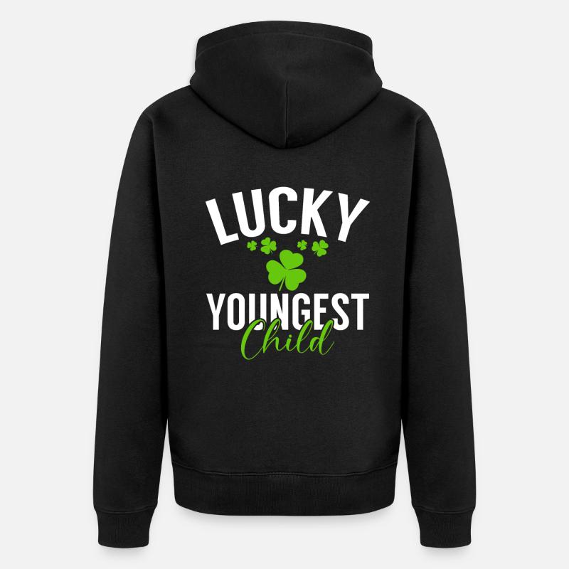 Cadeau enfant le plus jeune - Veste à capuche bio Premium Unisexe - noir