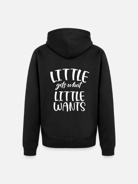 Youngest Child Gift - Unisex Premium Organic Zip Hoodie - black