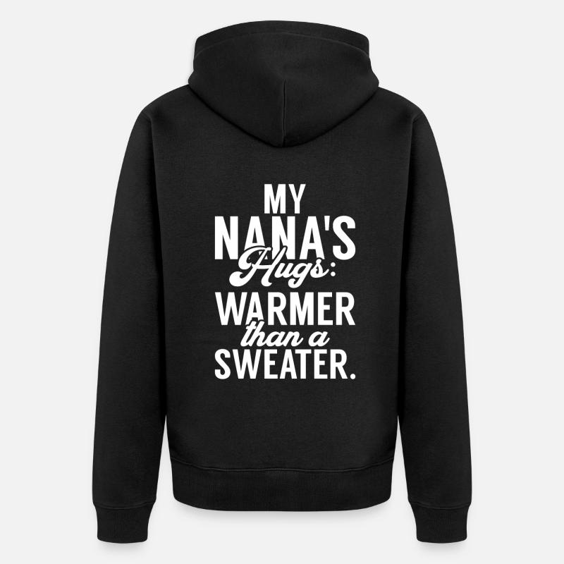 Cadeaux Nana - Veste à capuche bio Premium Unisexe - noir