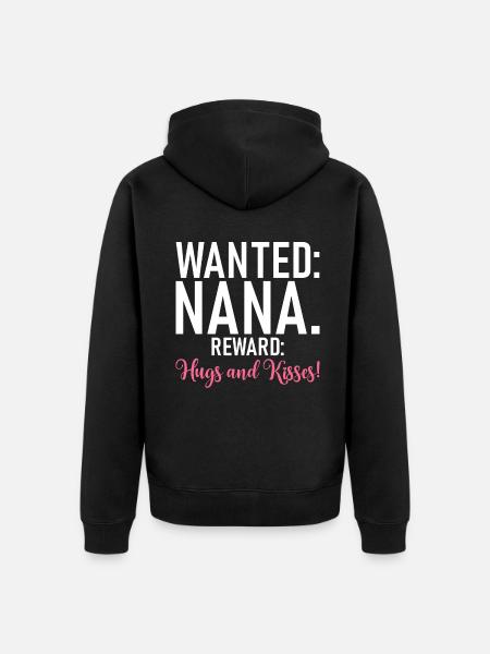 Cadeaux Nana - Veste à capuche bio Premium Unisexe - noir