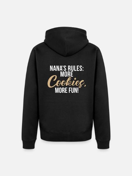Cadeaux Nana - Veste à capuche bio Premium Unisexe - noir