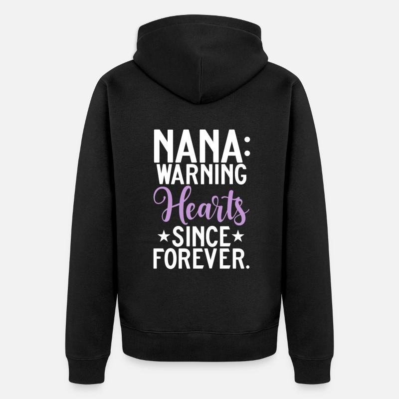 Cadeaux Nana - Veste à capuche bio Premium Unisexe - noir