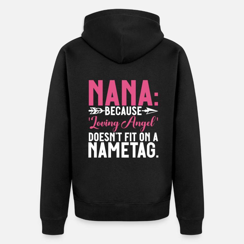 Cadeaux Nana - Veste à capuche bio Premium Unisexe - noir
