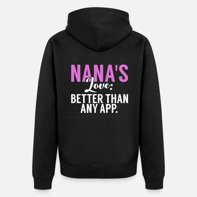 Cadeaux Nana - Veste à capuche bio Premium Unisexe - noir