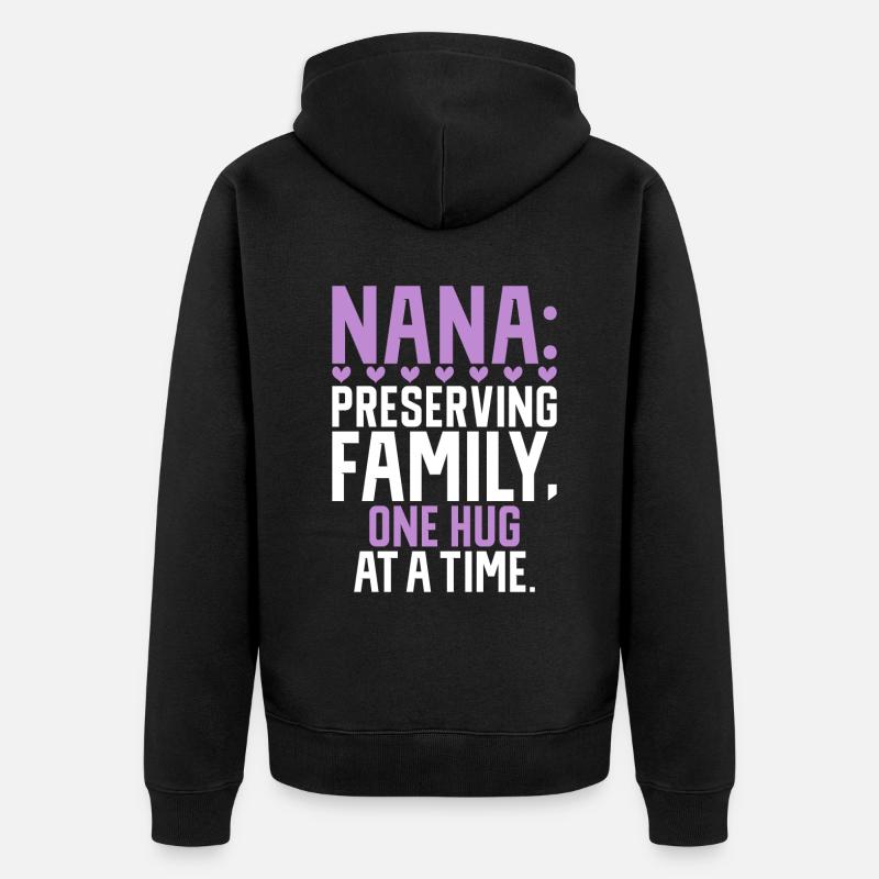 Cadeaux Nana - Veste à capuche bio Premium Unisexe - noir