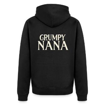 Cadeaux Nana - Veste à capuche bio Premium Unisexe - noir - Dos - Nico (187cm)
