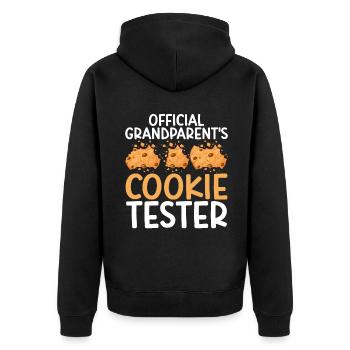 Granddaughter Gifts - Unisex Premium Organic Zip Hoodie - black - Back - Nico (187cm)