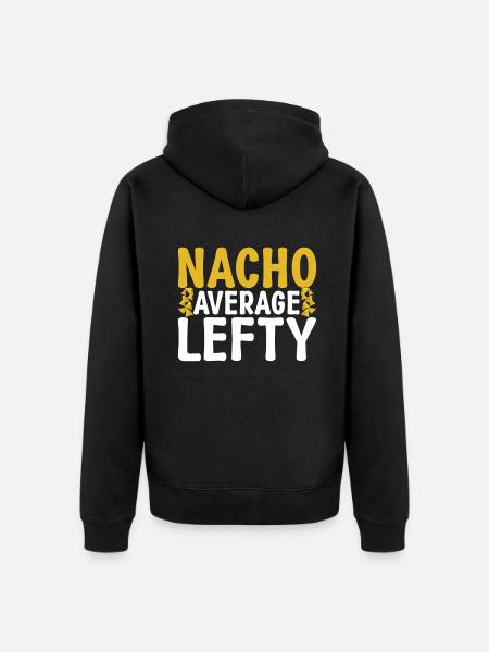 Left Handers Gifts - Unisex Premium Organic Zip Hoodie - black