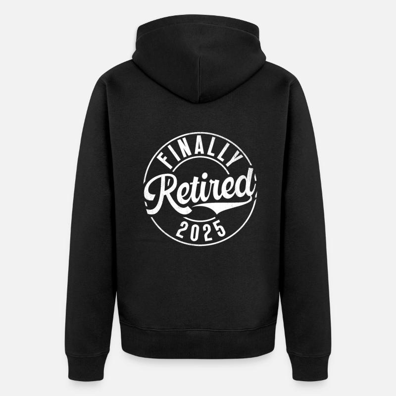 Cadeaux de retraite - Veste à capuche bio Premium Unisexe - noir