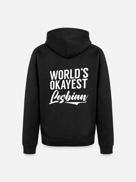 Cadeaux Lesbiens - Veste à capuche bio Premium Unisexe - noir