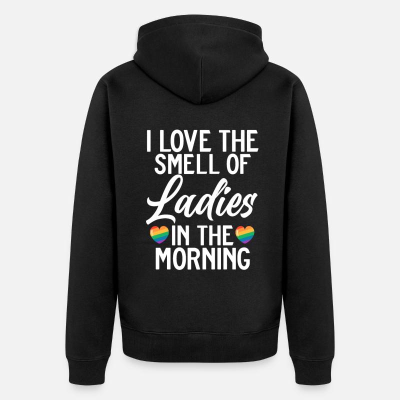 Cadeaux Lesbiens - Veste à capuche bio Premium Unisexe - noir