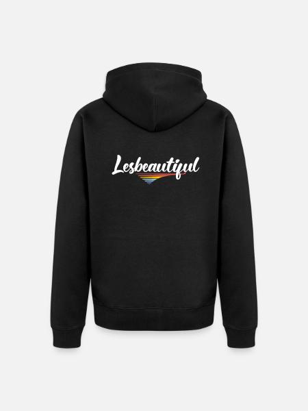 Lesbian Gifts - Unisex Premium Bio Zip Hoodie - Schwarz