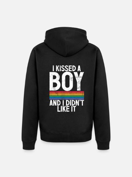 Lesbian Gifts - Unisex Premium Bio Zip Hoodie - Schwarz