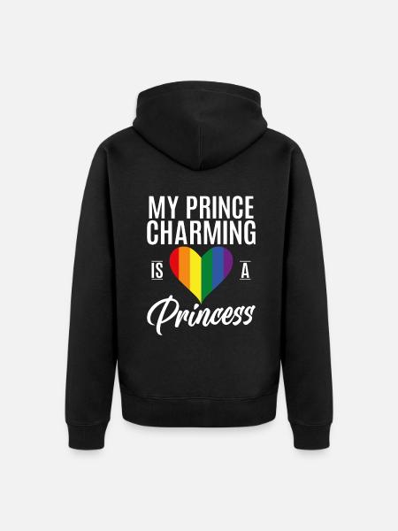Lesbian Gifts - Unisex Premium Bio Zip Hoodie - Schwarz