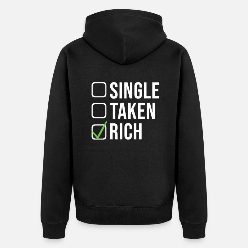 Cadeau unique - Veste à capuche bio Premium Unisexe - noir
