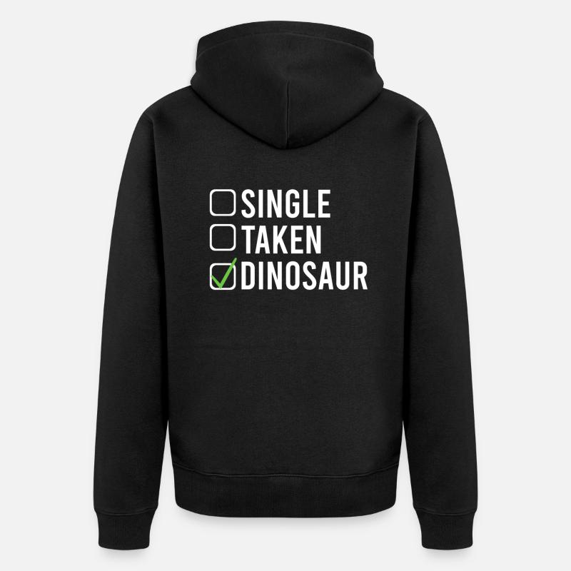 Single Gift - Unisex Premium Bio Zip Hoodie - Schwarz