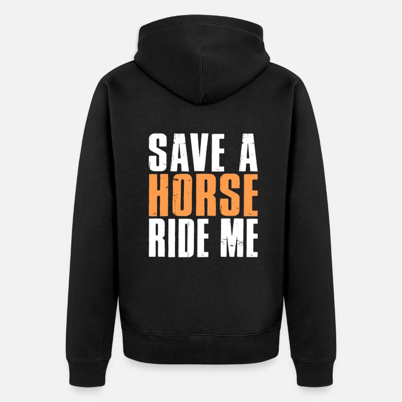 Cadeau unique - Veste à capuche bio Premium Unisexe - noir