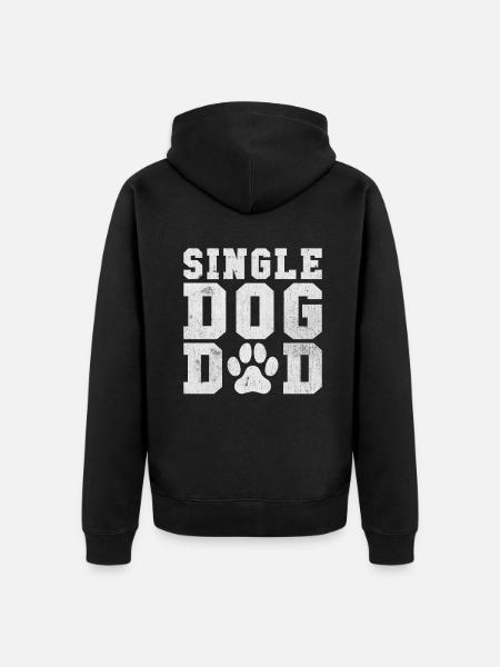 Single Gift - Unisex Premium Organic Zip Hoodie - black