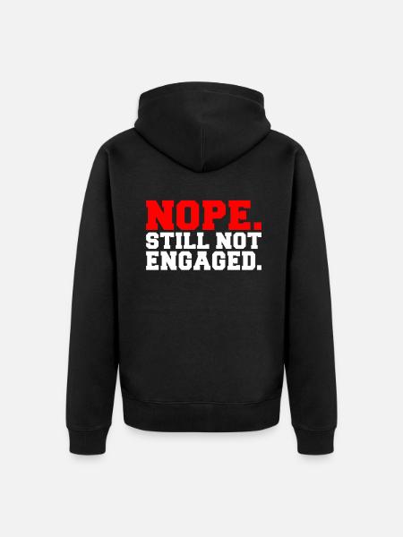 Single Gift - Unisex Premium Organic Zip Hoodie - black