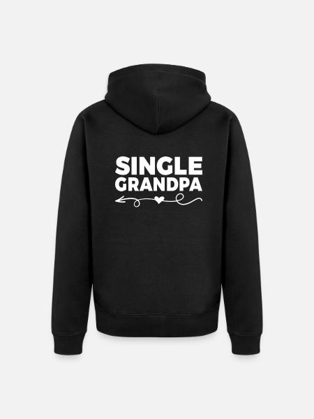 Single Gift - Unisex Premium Organic Zip Hoodie - black