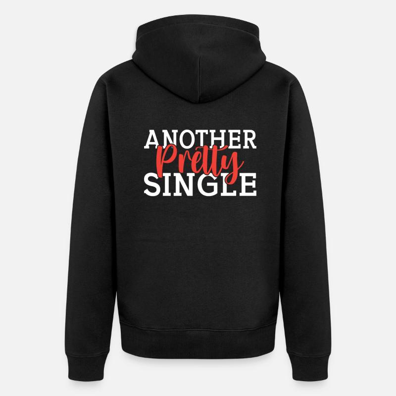 Single Gift - Unisex Premium Bio Zip Hoodie - Schwarz