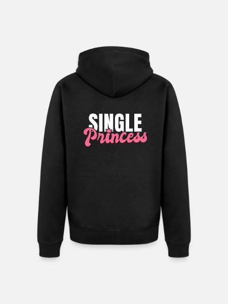Single Gift - Unisex Premium Organic Zip Hoodie - black