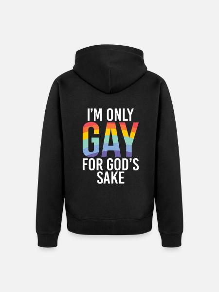 Gay Gifts - Unisex Premium Bio Zip Hoodie - Schwarz