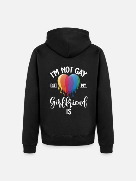 Cadeaux gays - Veste à capuche bio Premium Unisexe - noir